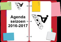 Agenda seizoen 2016-2017